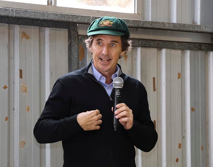Brad Hogg shares cricket memories and mental health message at YP Field Days