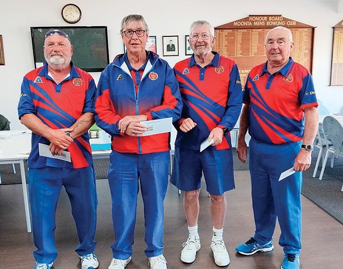 Moonta four win over 60s tournament