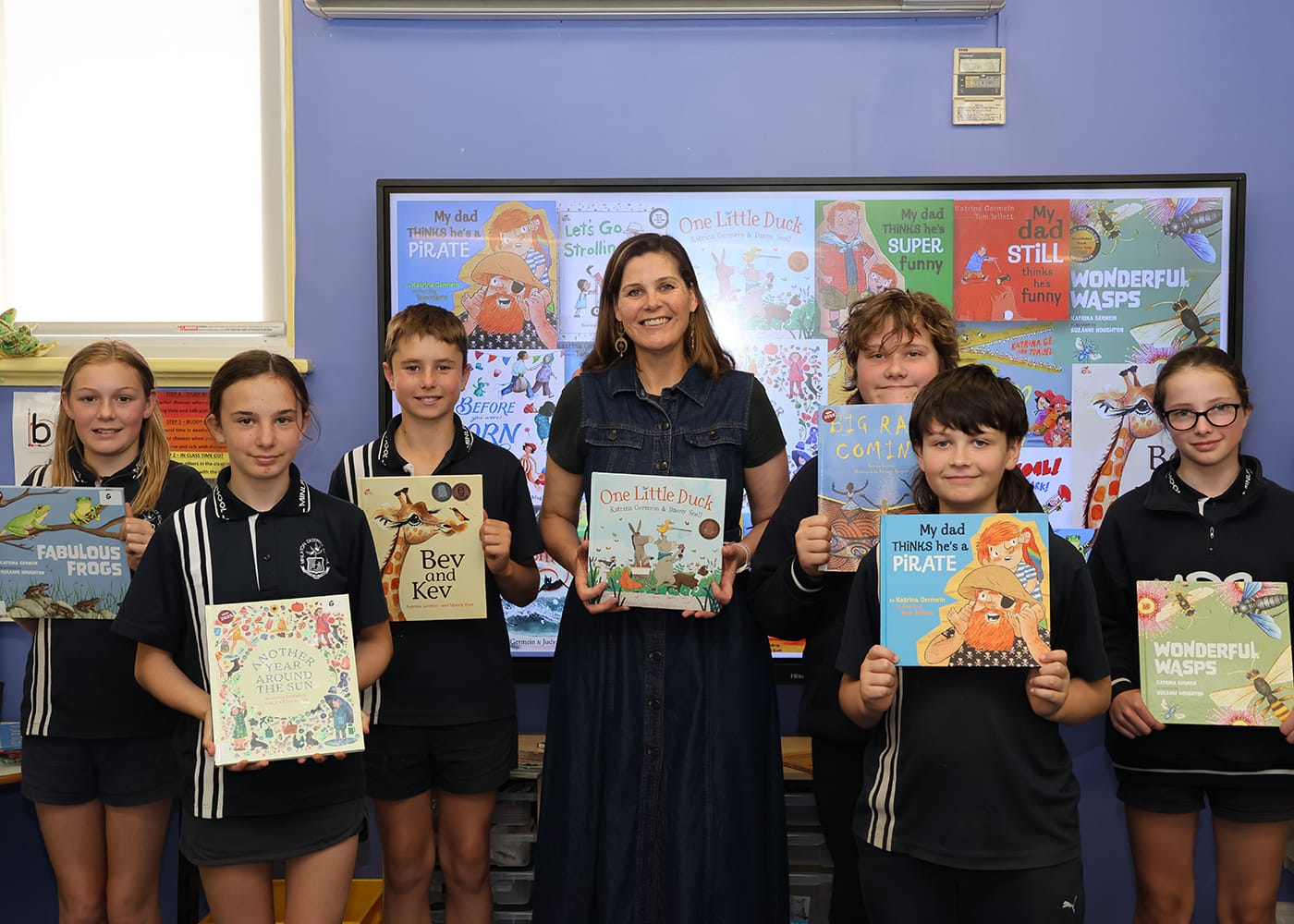 Author inspires young minds at MDS