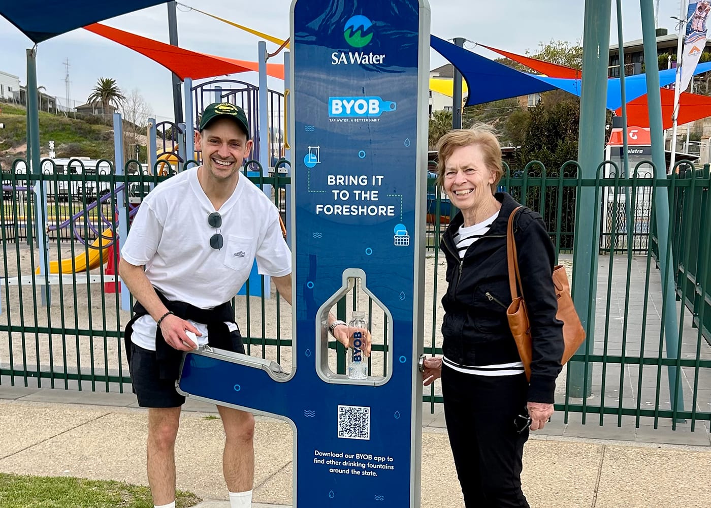 Drinking fountain refresh helping SA stay hydrated