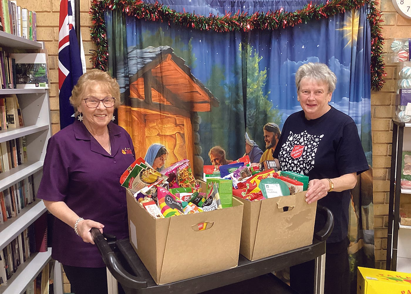 Line dancers support community