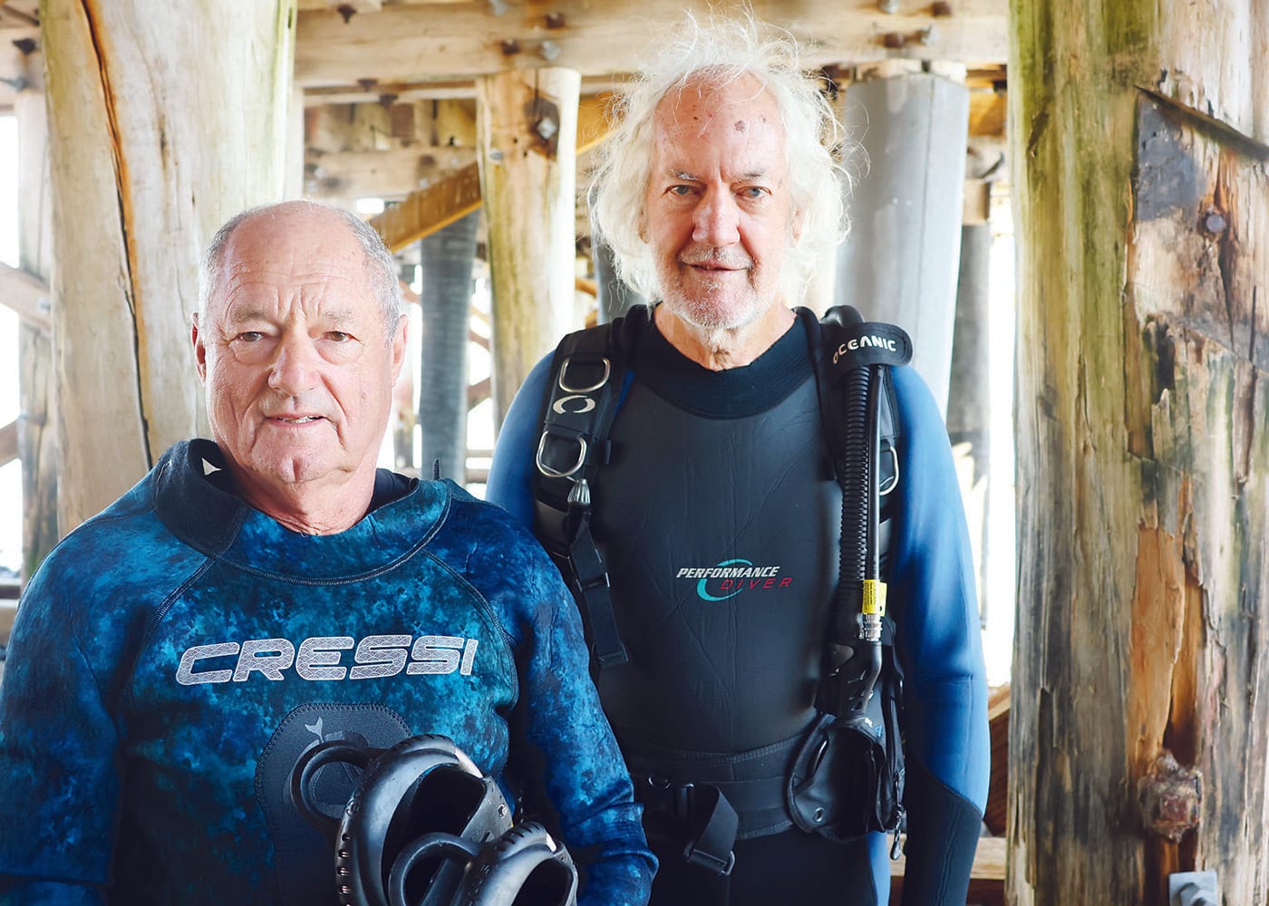 Divers keeping watch at Wallaroo