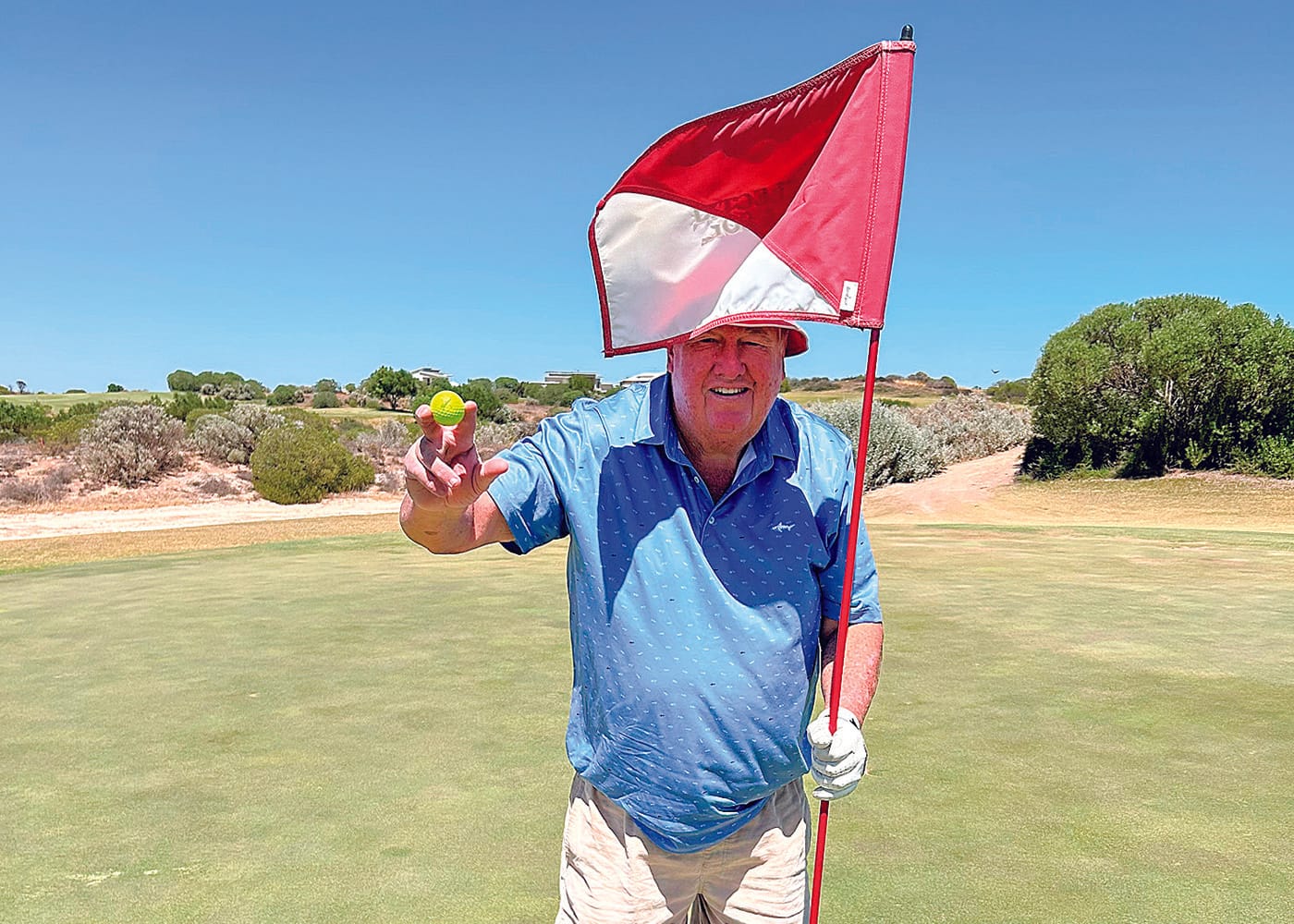 Earle lands hole-in-one