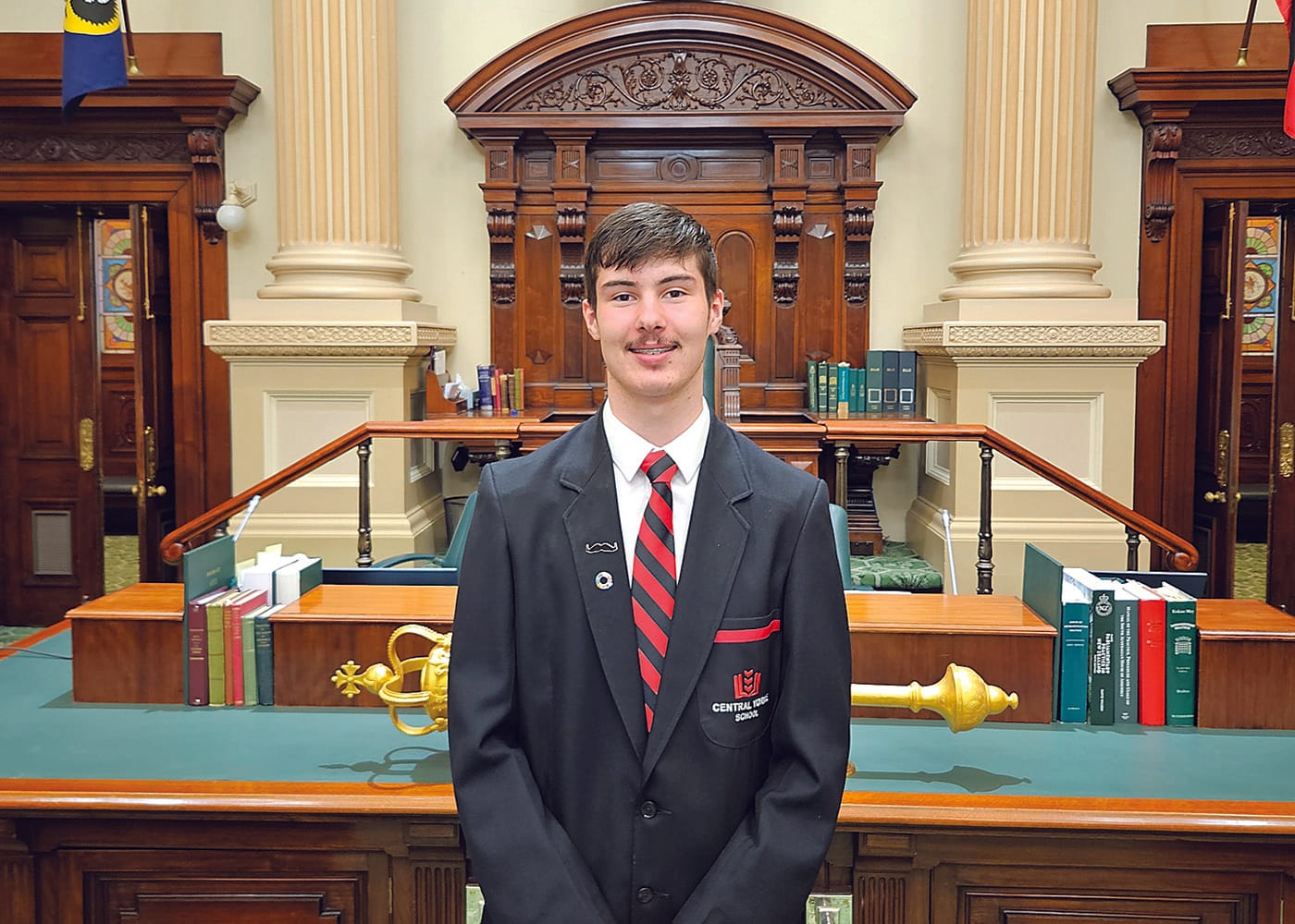 Rhys takes his message to Parliament House