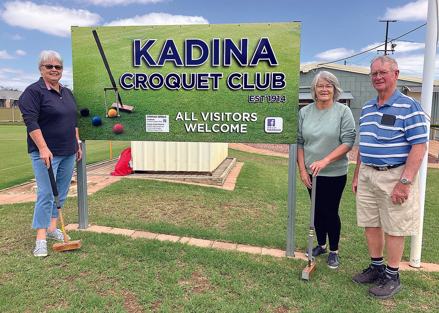 Croquet club thriving in Kadina