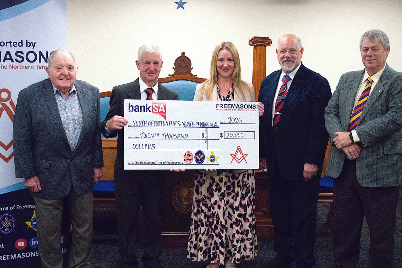 $20,000 donation for youth programs on YP