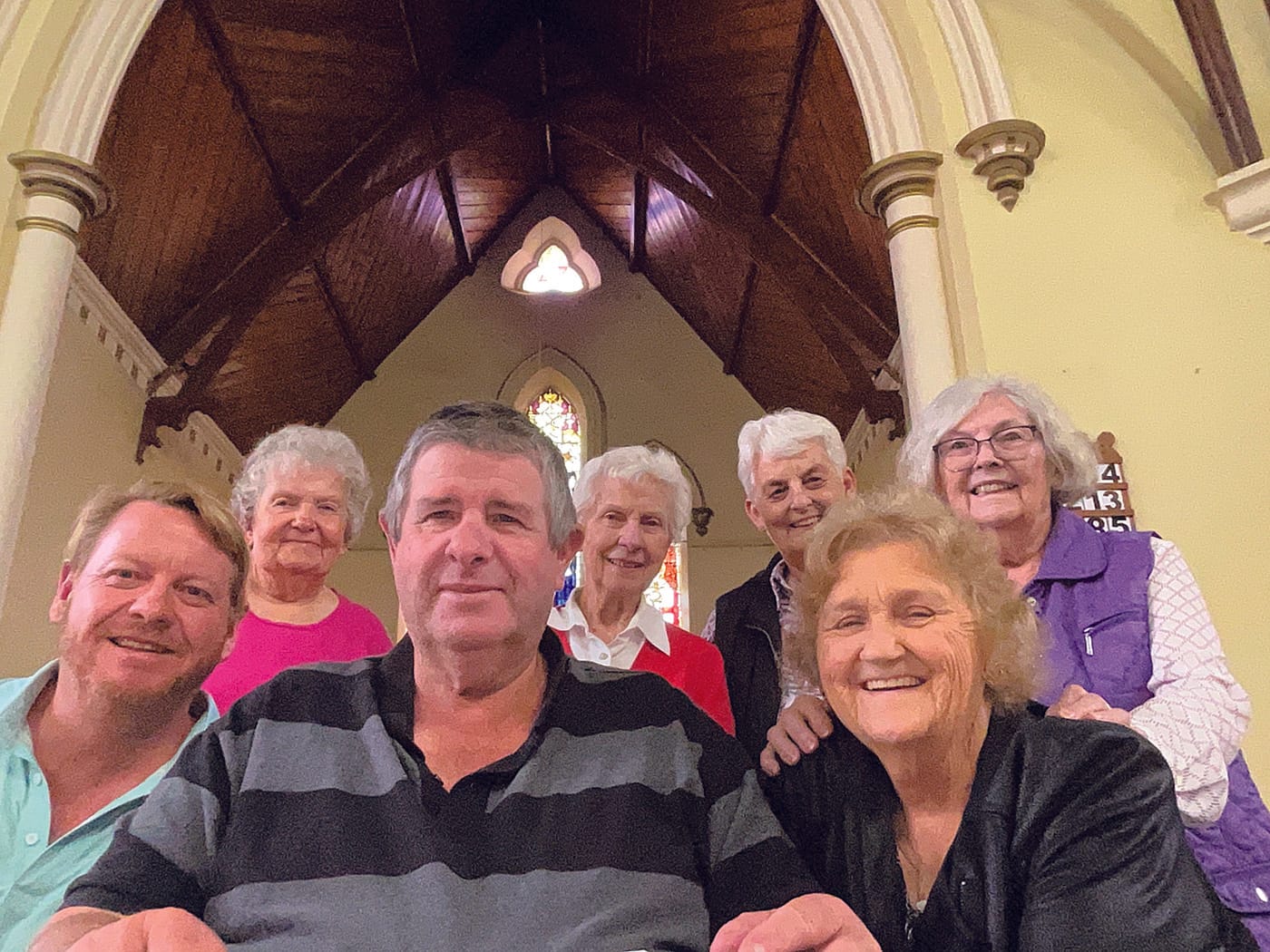 Easter service in the square at Moonta