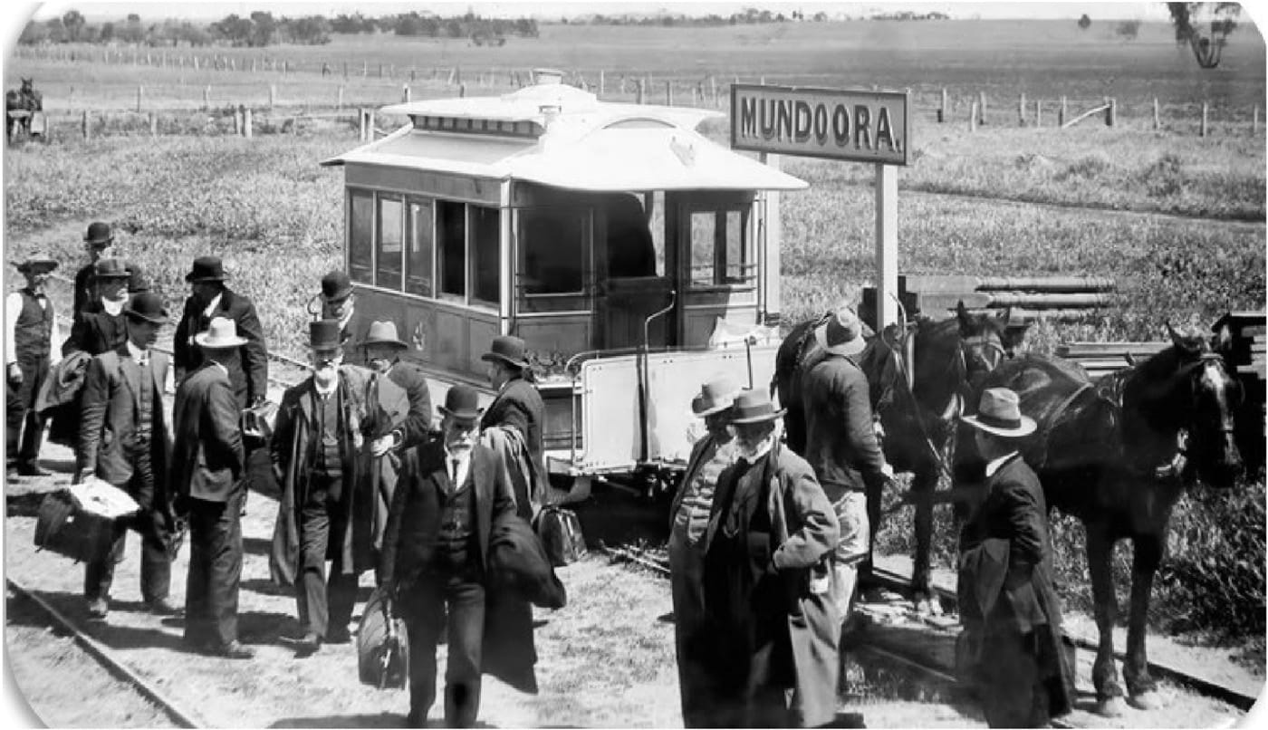 Where horsepower meets history:  150 years of the Mundoora Railway