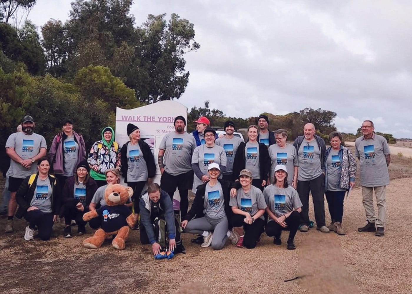 Walk The Yorkes turning steps  into support for young lives