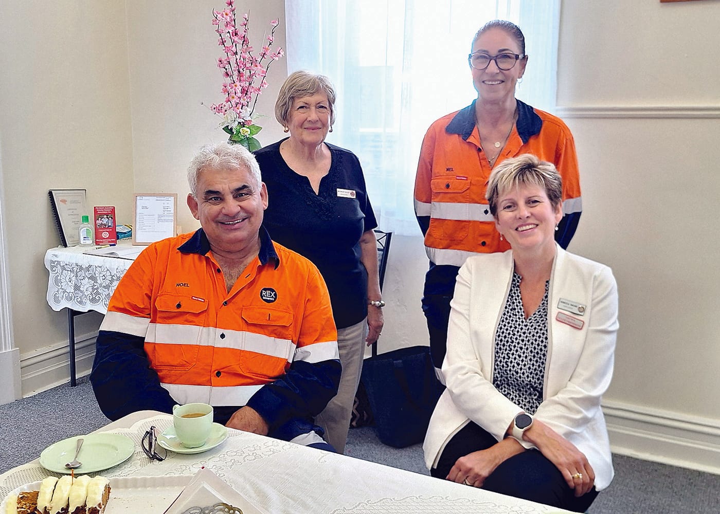 Warm reception for special guests