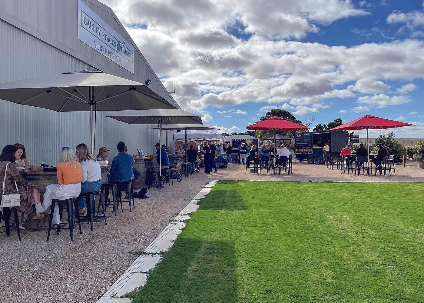 A family day of food, wine and music at Barley Stacks