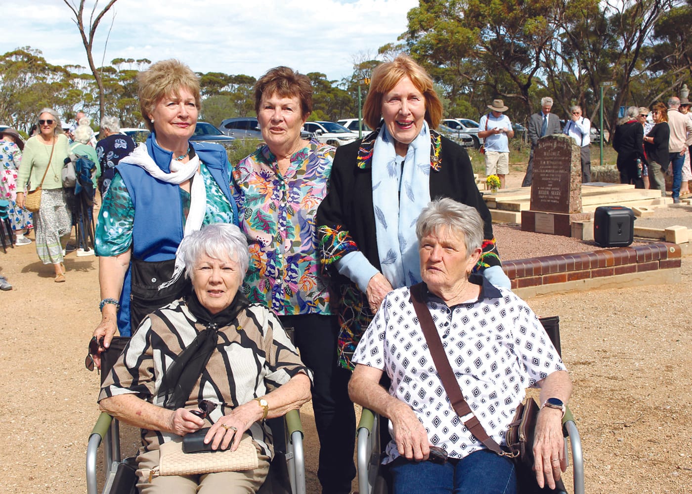 Dressing of the graves honours Bute pioneers