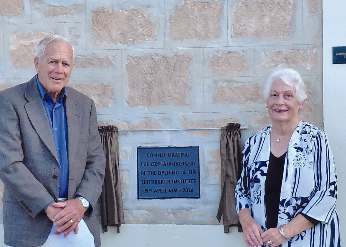 Edithburgh Institute 150th celebrations