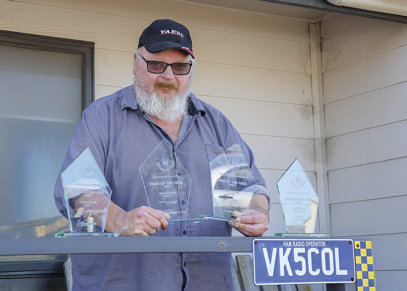 Third title for radio enthusiast