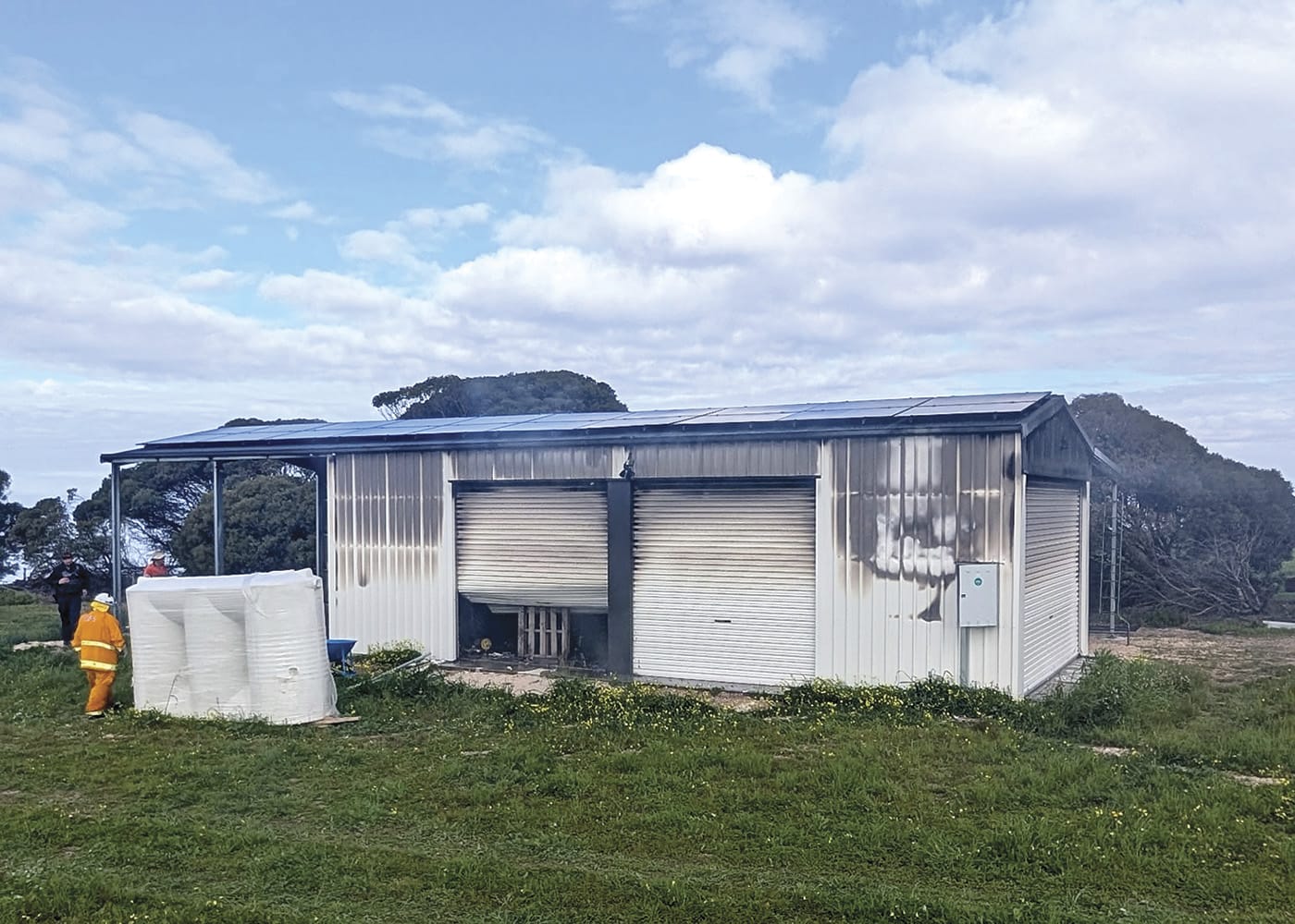 $90,000 damage in Stansbury shed fire