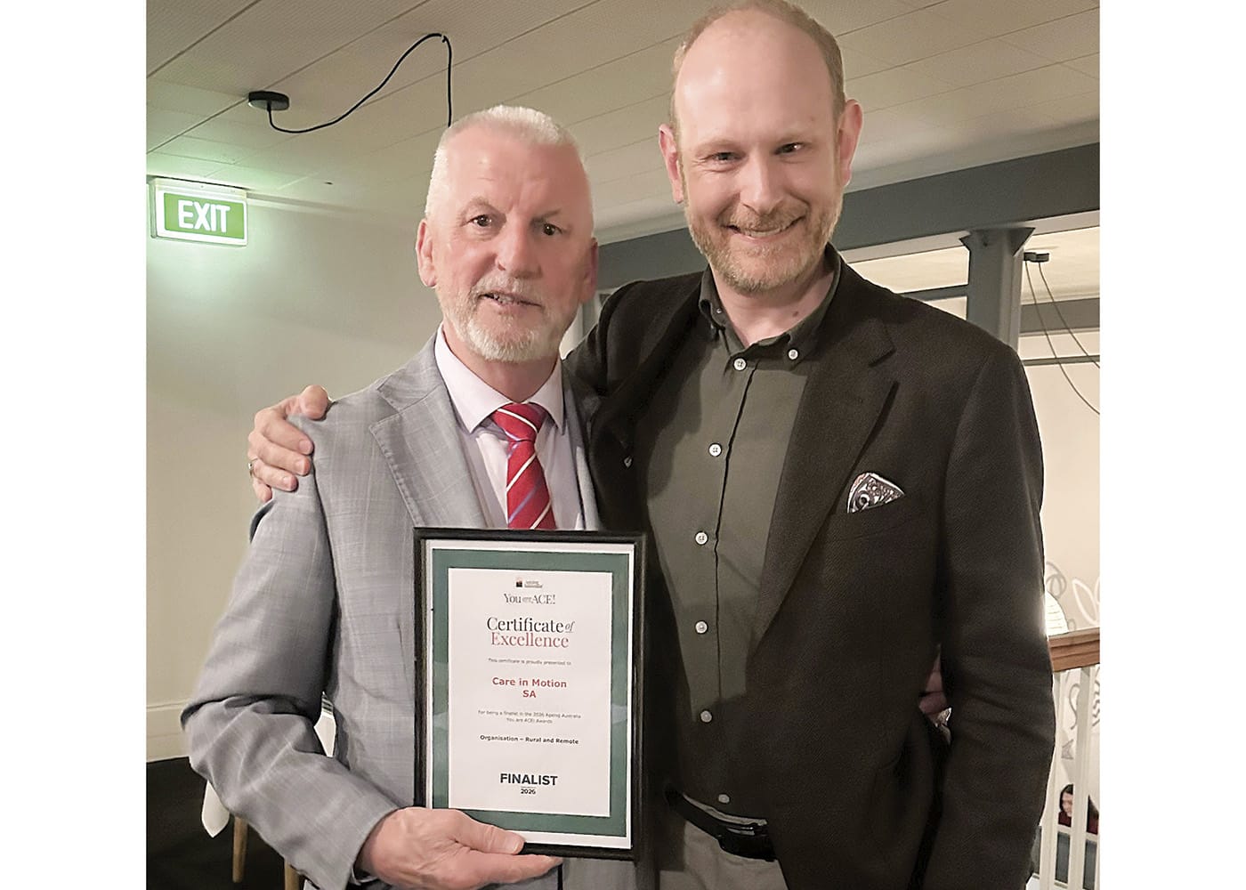 Care provider a national finalist