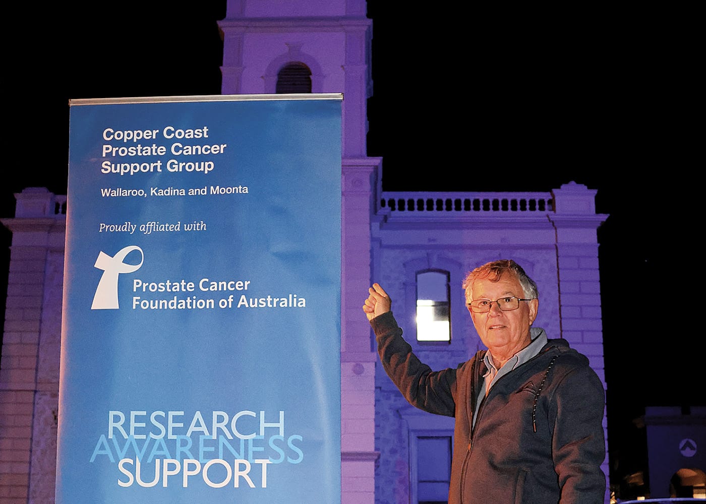 Blue light shines on prostate cancer nurse concerns