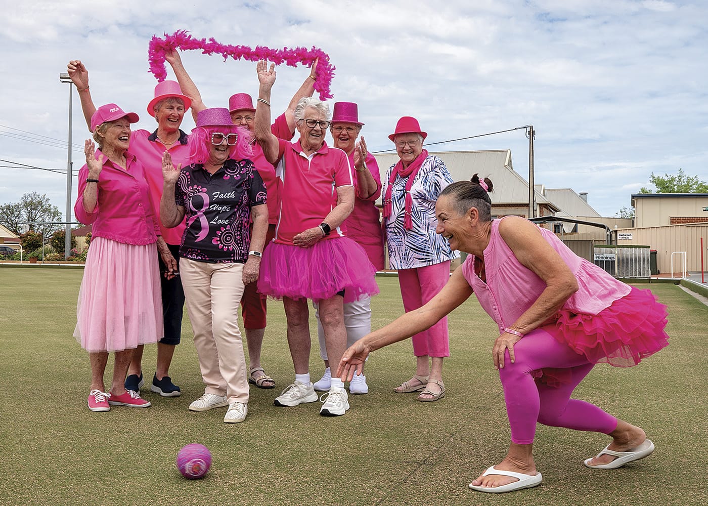 Bowlers get in the pink for breast cancer support