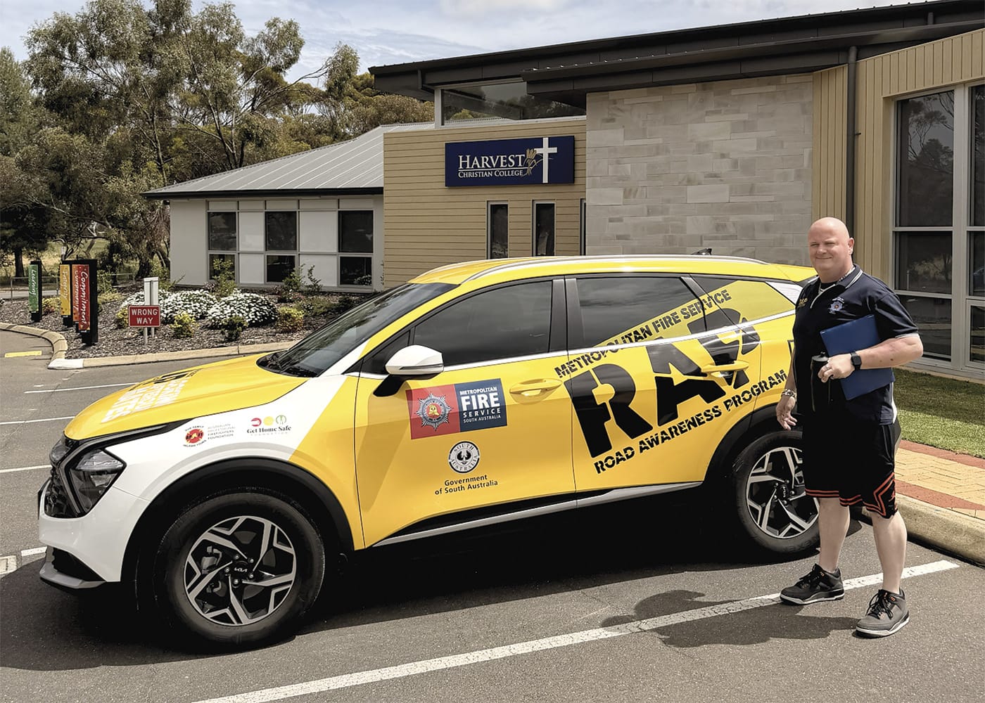 Students hear road safety message