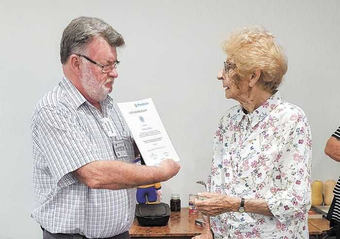 Wallaroo Probus life membership awarded post image