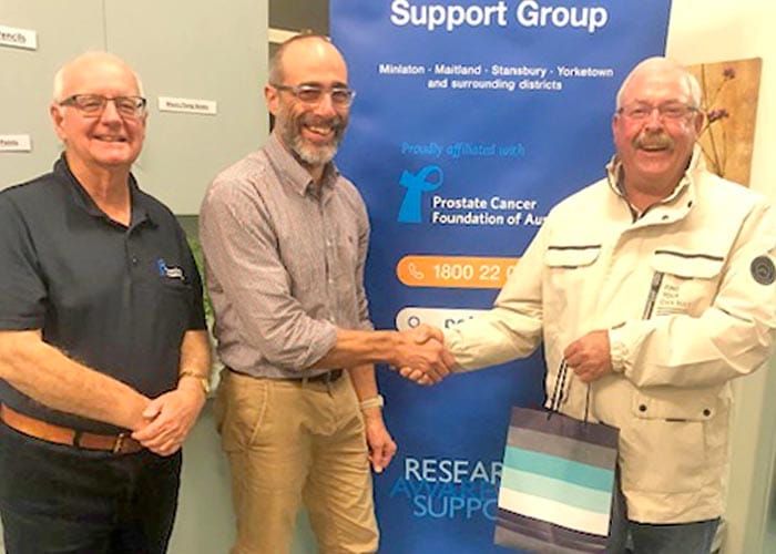 Chiropractor connects with YP prostate group post image