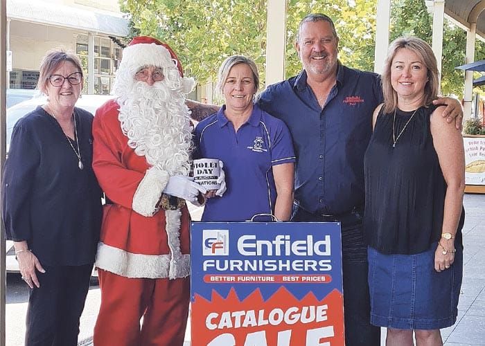 Santa helps Violet Day fundraising post image