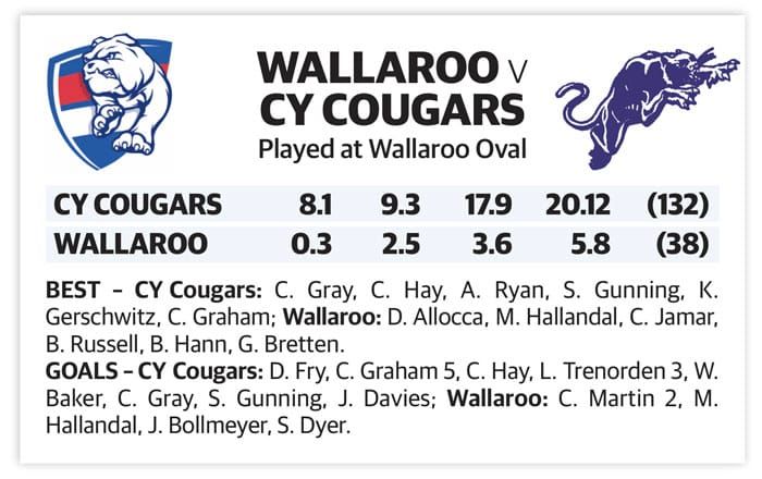 YPFL: Classy Cougars outgun the Dogs post image