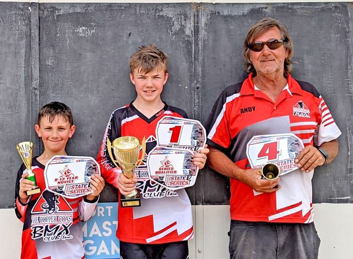 BMX State Series trophies awarded post image