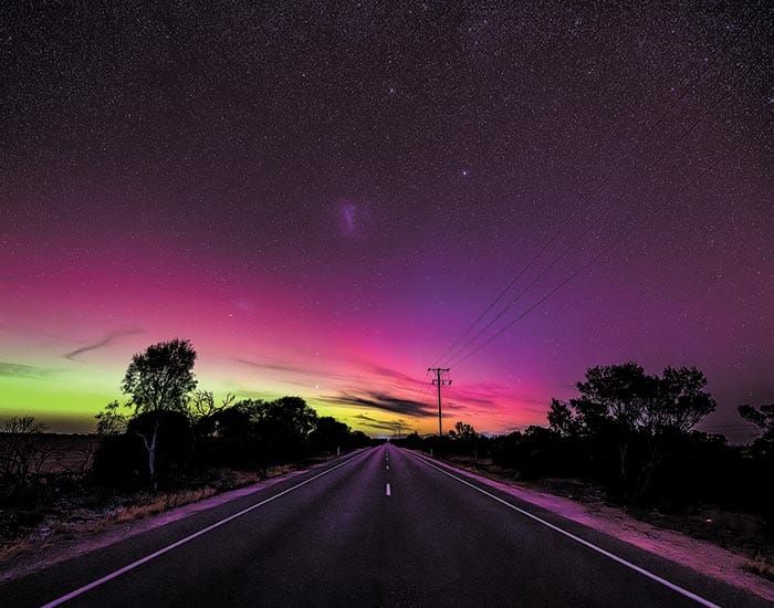 Sky lights up post image