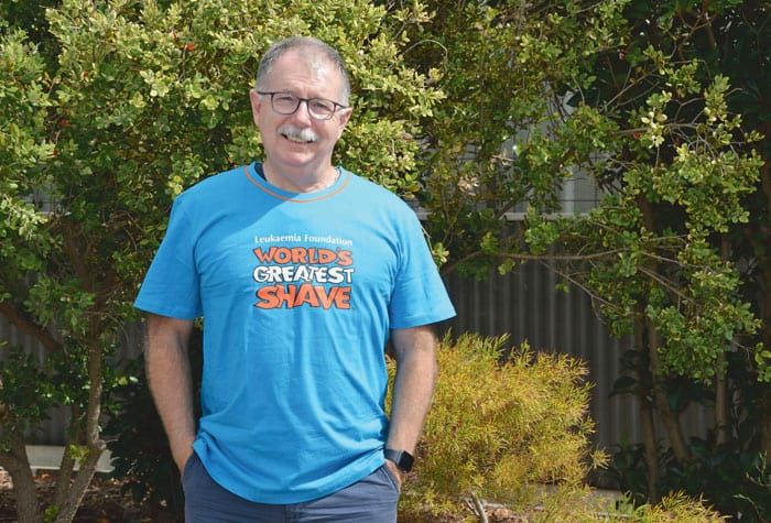 Colin shaving for a cause post image