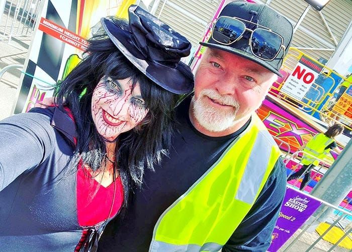 Janine killin’ it as a Hauntertainer post image