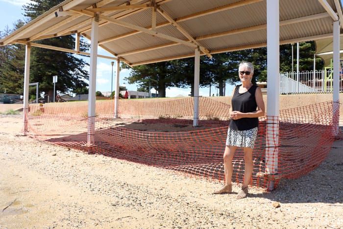 Sand replenishment on the forefront post image