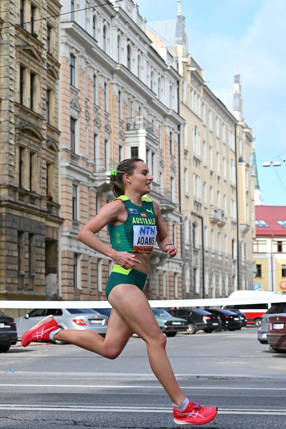 Adams runs in inaugural road running championships post image
