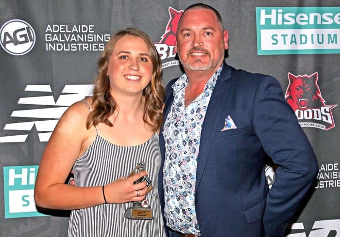 Biddell shares Bloods’ goal kicking award post image