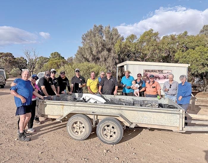 Clean up at Wauraltee Beach post image