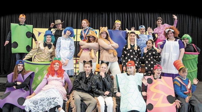 Harvest students prepare for play post image