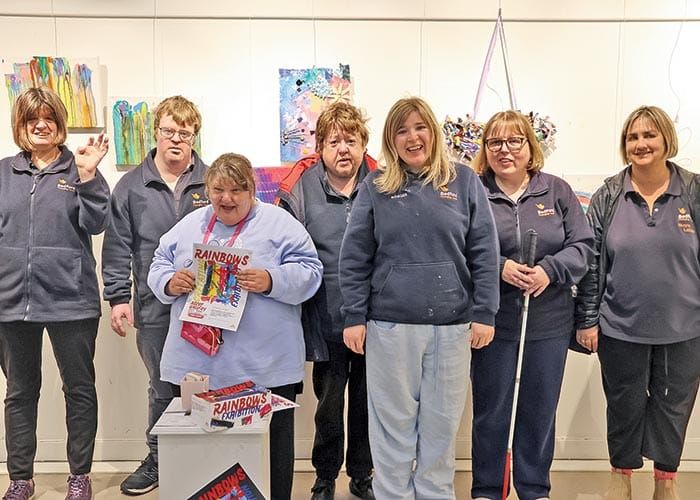 Artists making rainbows post image