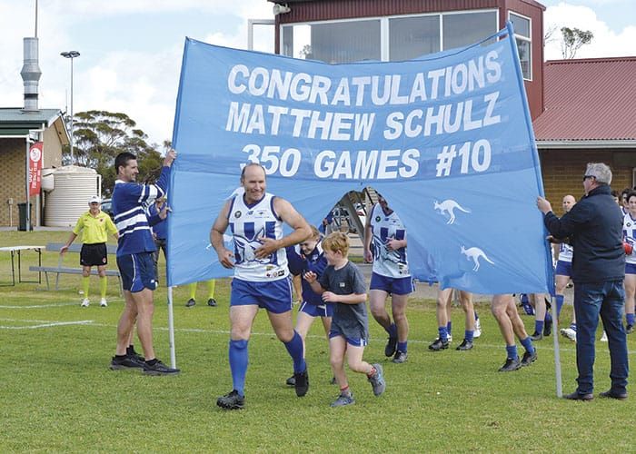 Schulz brings up 350 games for Ardrossan post image