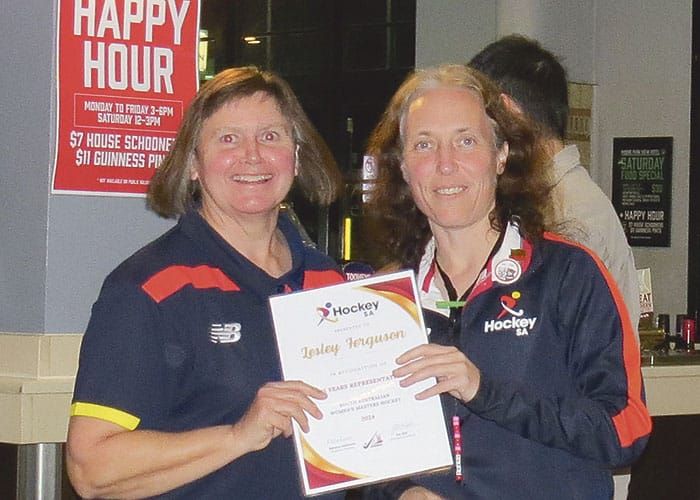 Lesley honoured with state hockey recognition post image