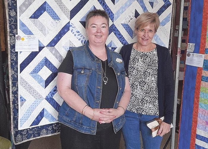 Golden Harvest Quilters’ post-pandemic display post image