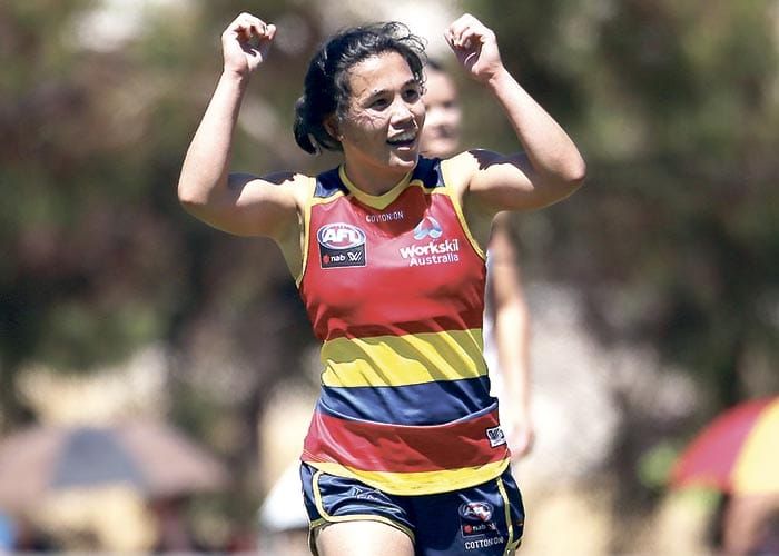 On an elevated stage post image