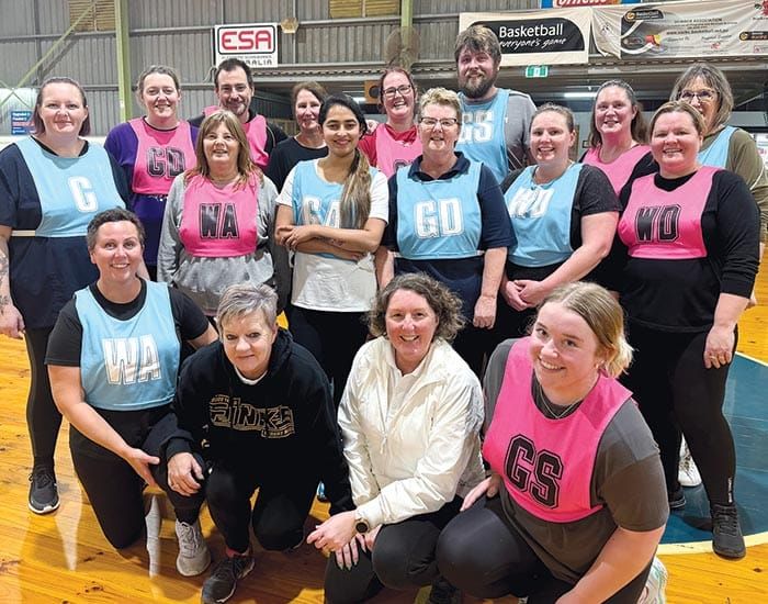 Walking netball exhibition match post image