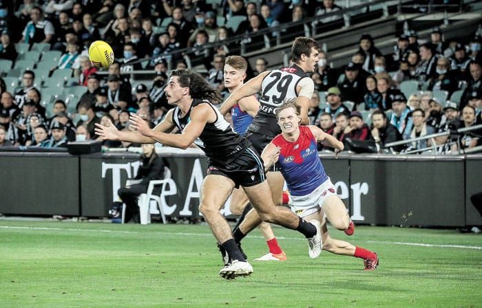 On an elevated stage post image