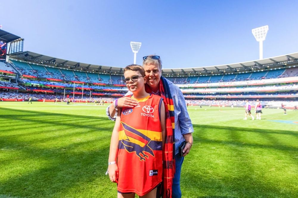 Zac leads Crows onto MCG in dream come true post image