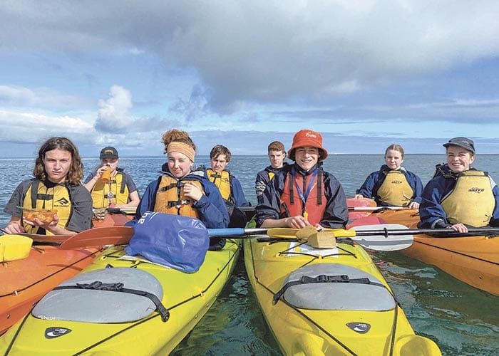 Kayak experience for Harvest students post image
