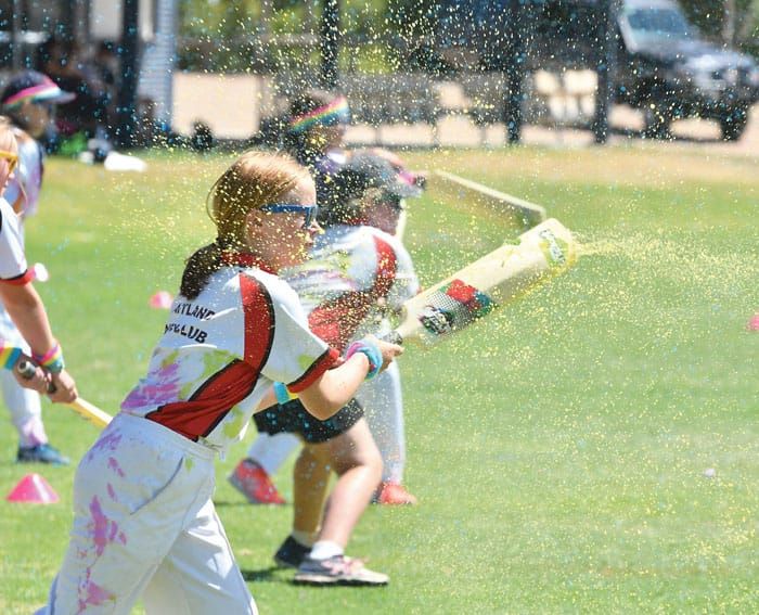 Girls blast off into cricket post image