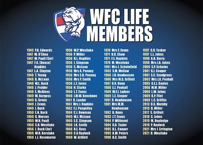 WFC celebrating sponsors and life members post image