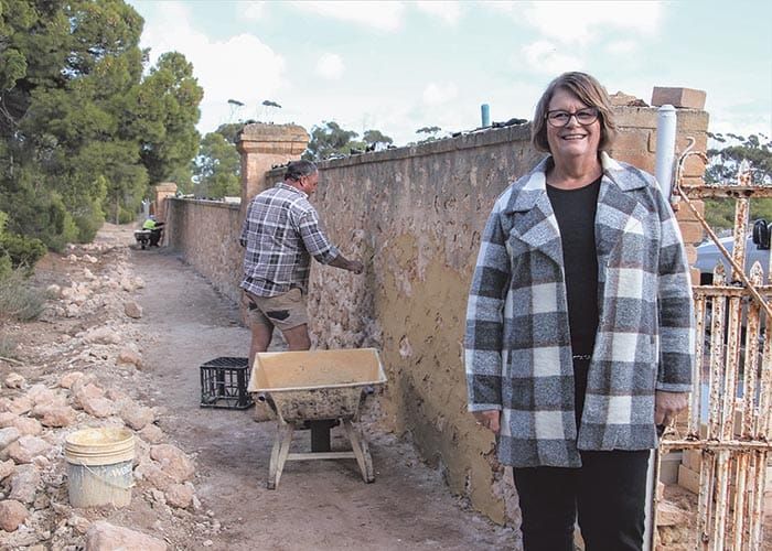 Cemetery wall upgrades continue post image