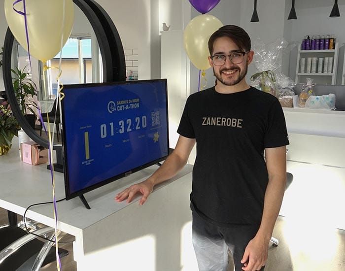 Kadina barber’s 24-hour cut-a-thon raises $4000 for lymphoedema post image