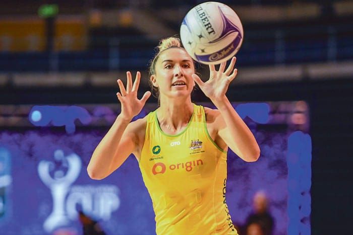 Sarah Klau competes in Constellation Cup netball post image